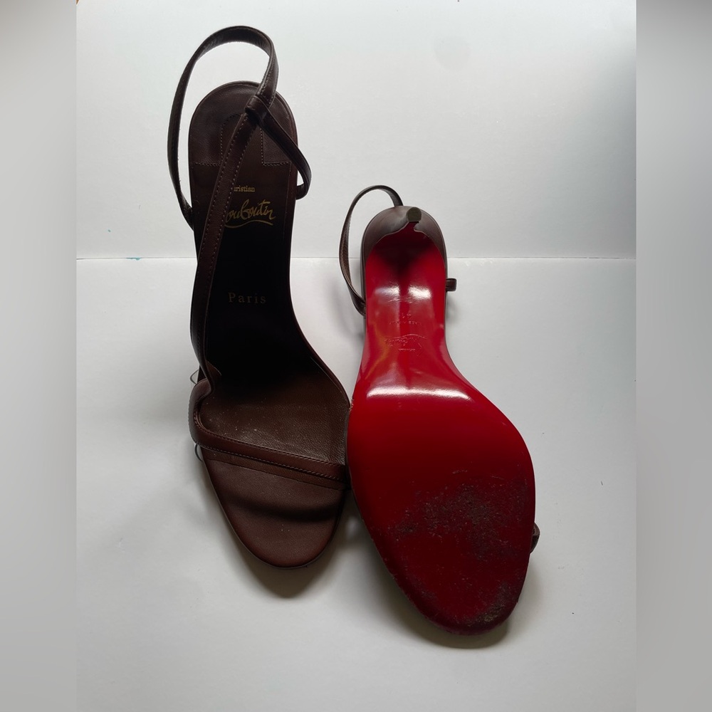 Christian Louboutin Nudes Rosalie leather sandals